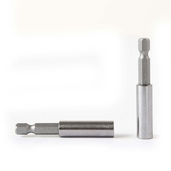 Superior Steel 1/4 Inch x 2-3/8 Inch Magnetic Screwdriver Bit Holder, PK 10 BH60M-10PK - main